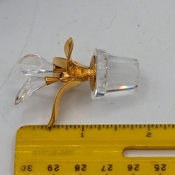 Retired SWAROVSKI CRYSTAL MEMORIES – CALLA LILLIES GOLD 675654 - Picture 10 of 14